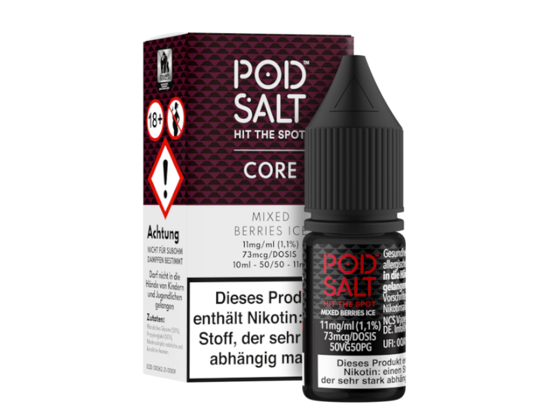 Pod Salt Core - Nikotinsalz Liquid - Mixed Berries Ice