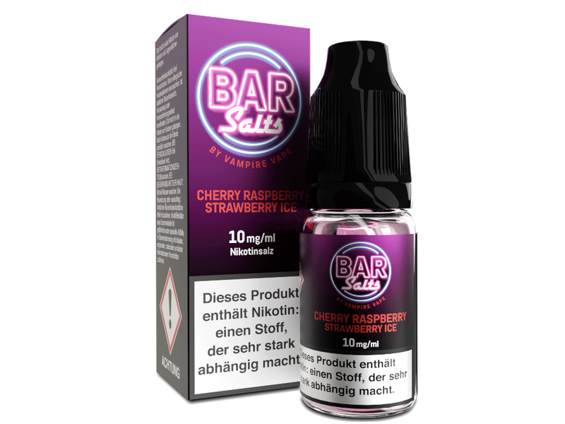 Vampire Vape - Bar Salts - Nikotinsalz Liquid - Cherry Raspberry Strawberry Ice