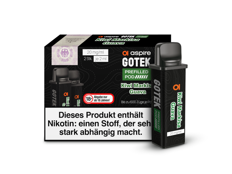 Aspire - GoTek Pod 20 mg/ml (2 Stück pro Packung) - Watermelon Ice