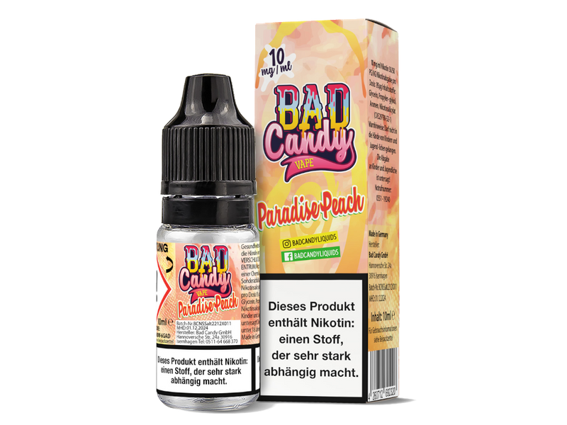 Bad Candy Liquids - Paradise Peach - Nikotinsalz Liquid