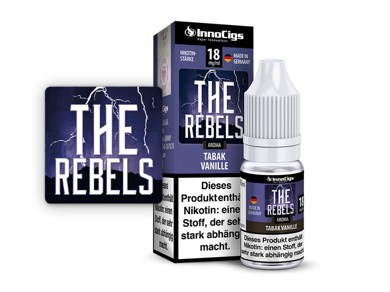 The Rebels Tabak Vanille Aroma - Liquid für E-Zigaretten