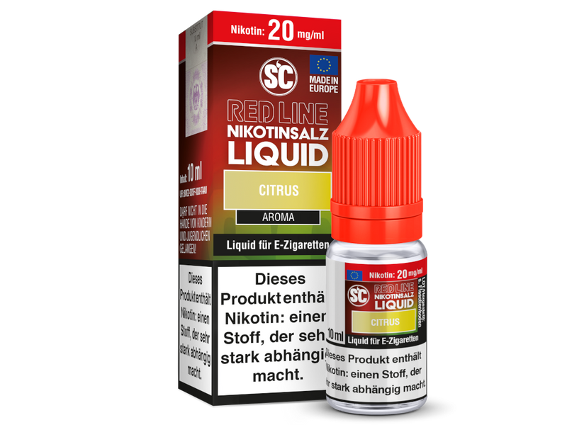 SC - Red Line - Citrus - Nikotinsalz Liquid