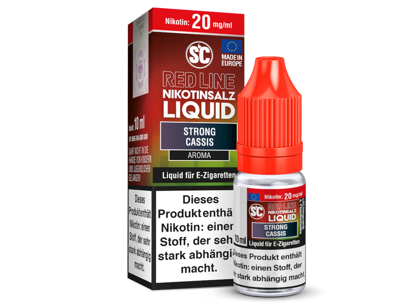 SC - Red Line - Strong Cassis - Nikotinsalz Liquid