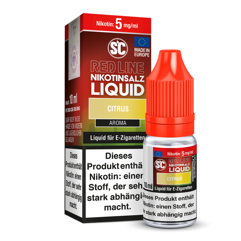 SC - Red Line - Citrus - Nikotinsalz Liquid