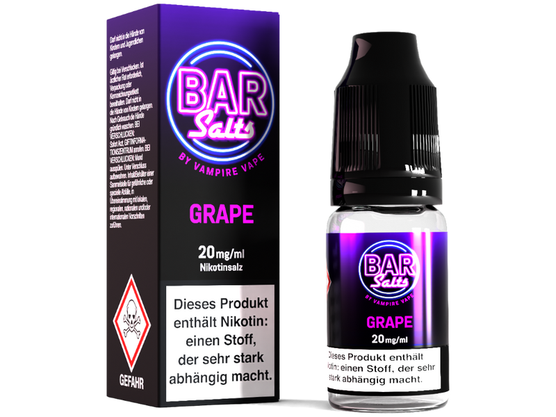 Vampire Vape - Bar Salts - Nikotinsalz Liquid - Grape